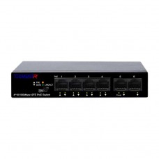 TRASSIR TR-NS1106-60-4POE Коммутатор неуправляемый  с 4 PoE портами