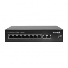AMATEK AN-S10P8GA Коммутатор 10-портовый