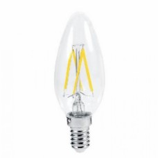 IN HOME LED-СВЕЧА-deco лампа 7Вт Е14 4000К 630Лм прозрачная