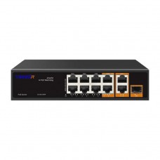 TRASSIR TR-NS13111S-120-8PoE Неуправляемый коммутатор с 8 PoE портами