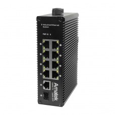 Amatek AN-SX10P8A промышленный 10-портовый L2 коммутатор с PoE до 240Вт
