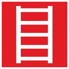 Знак F03 Пожарная лестница (плёнка 200х200 мм)