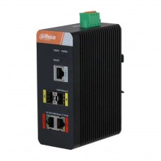 Dahua DH-IS4204-2GT-120 Коммутатор с PoE 4-портовый гигабитный управляемый, промышленное исполнение