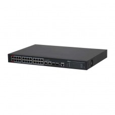 Dahua DH-S4228-24GT-240 24-портовый гигабитный управляемый коммутатор с PoE, уровень L2